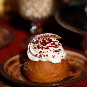 Vahukoorekukkel moosiga